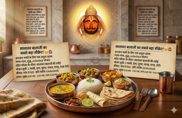Salasar Balaji Ki Rasoi: The Best Unlimited Food Inside the Temple